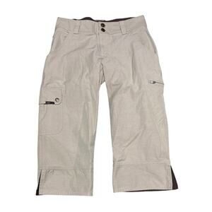 Women’s GoLite Tan Capri Outdoor Hiking Sustainable Pants Size 2